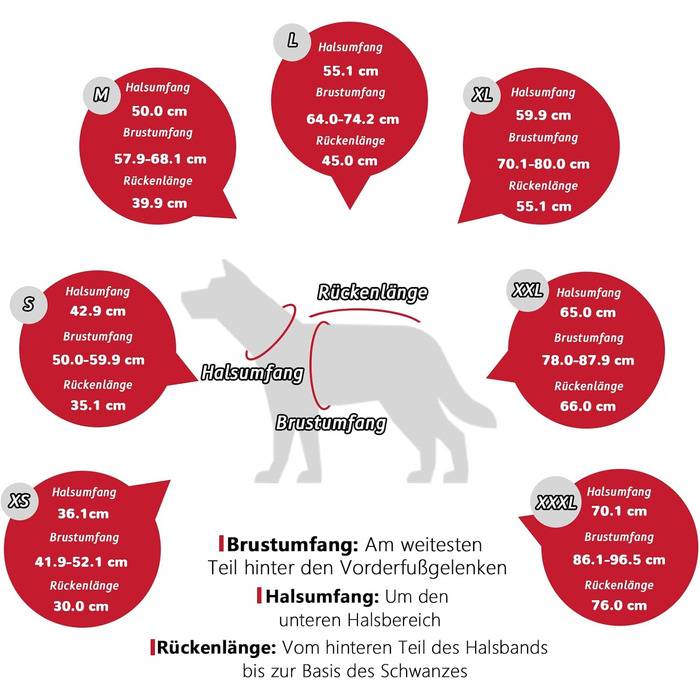 Зимовий теплий куртка для собак, вітро- та водовідштовхуючий, з потовщеним коміром, регульована блискавка, тепла зимова куртка для собак (Червоний/Сірий, M (58,6-68,6 см))