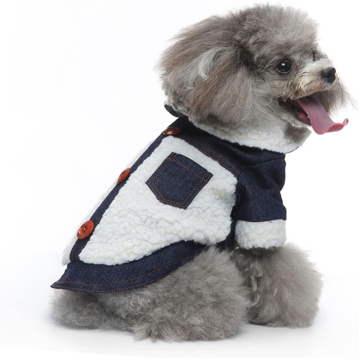 ERINGOGO Тепла куртка для собак на зиму. Водонепроникна, для активного відпочинку та фотосесій. Розмір M, Бежевий