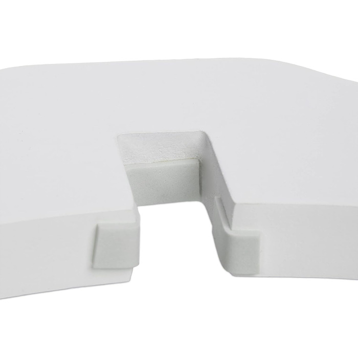 Захисне ворота Relaxdays для собак, 92x154 см, 3 елементи, білий, розкладне