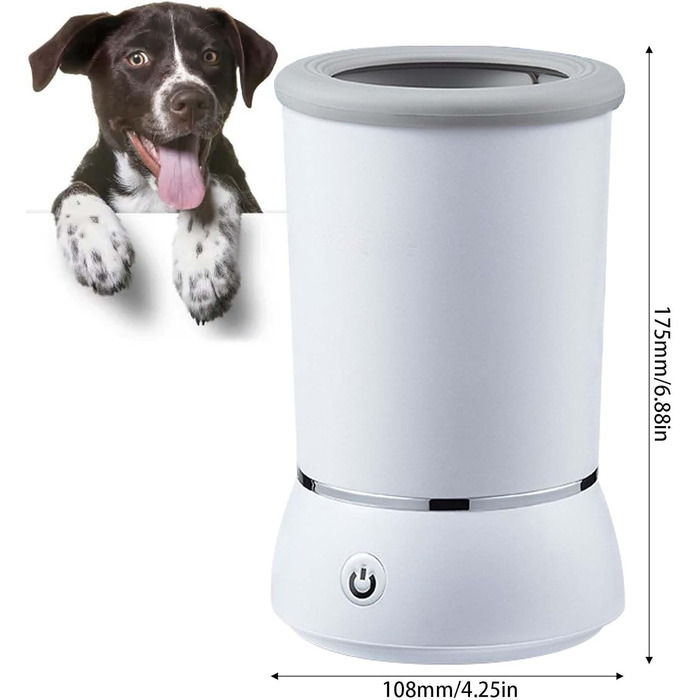 Очищувач лап для собак: силіконовий пристрій для миття лап, автоматичний, портативний. М'який очищувач лап для домашніх тварин, для догляду за лапами.