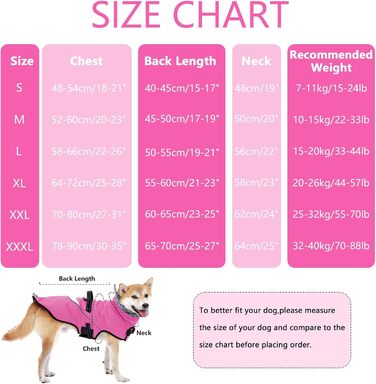 Водонепроникний собачий плащ IANZIMAU з шлейкою, зимовий, флісовий, з відбиваючими елементами, для маленьких, середніх та великих собак, сіро-зелений (M, Рожевий)