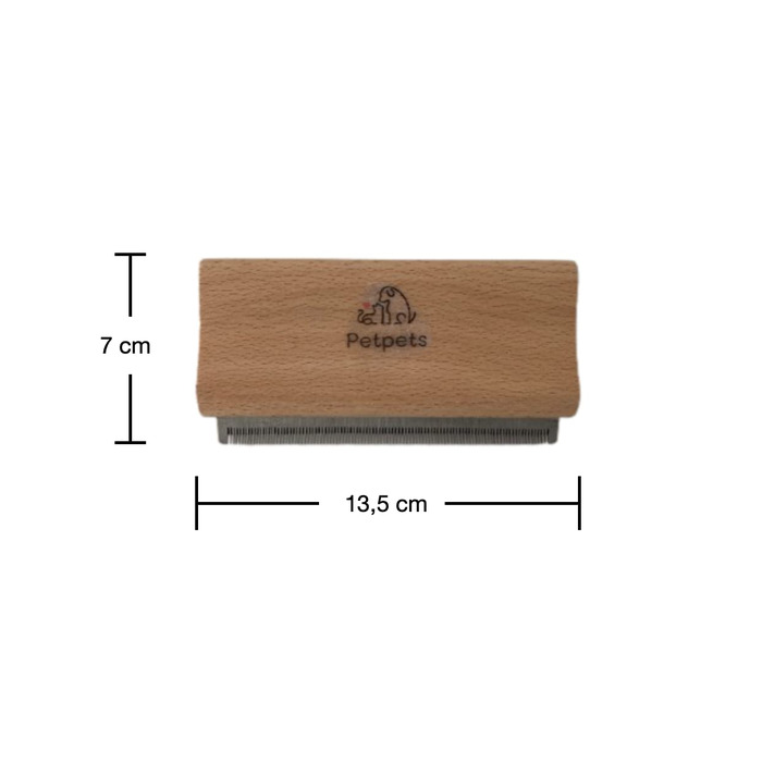 Щітка Petpets® для собак та коней: видалення підшерстка та волосся