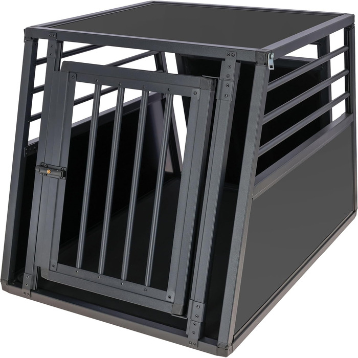 Kerbl Pet Транспортна переноска для собак Vacation, алюміній, 77x55x50 см, з антиковзним килимком, легке очищення