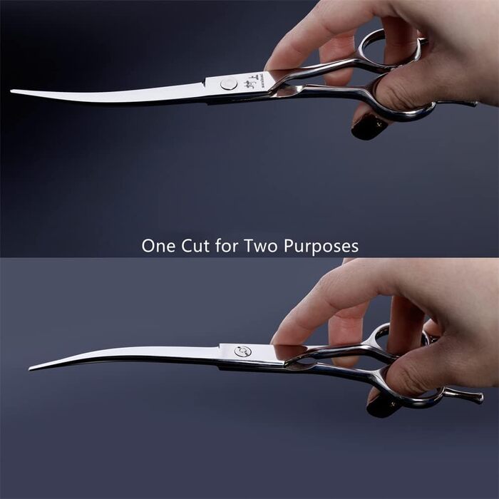 Набір професійних ножиць для грумінгу собак та котів: ножиці для вирівнювання, ножиці з прямим лезом, гребінець для догляду за шерстю