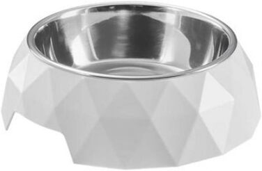 Набір мисок для собак та котів HUNTER KIMBERLEY Melamin, нержавіюча сталь, 160 мл (білий)