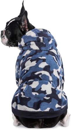 Теплий капелюховий светр для собак, котів та цуценят, камуфляж, рожевий, S (обхват грудей 35 см)