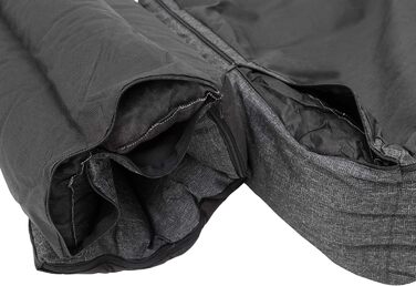 Крісло-ліжко для собак XL 85x65 см, чорне. М'яке лежання для вашого улюбленця