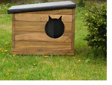 Будиночок для кота Gumiś, багатоколірний, прямокутний, 54 см x 46 см