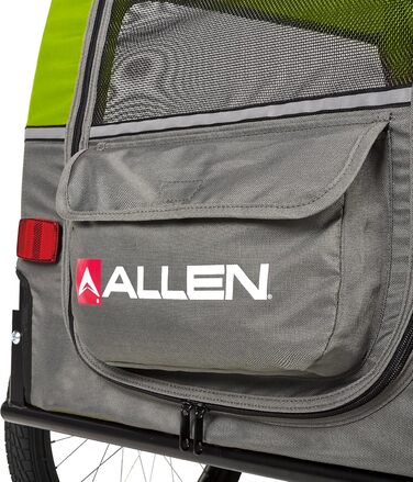 Причіп для велосипеда для собак, розмір M, зелений