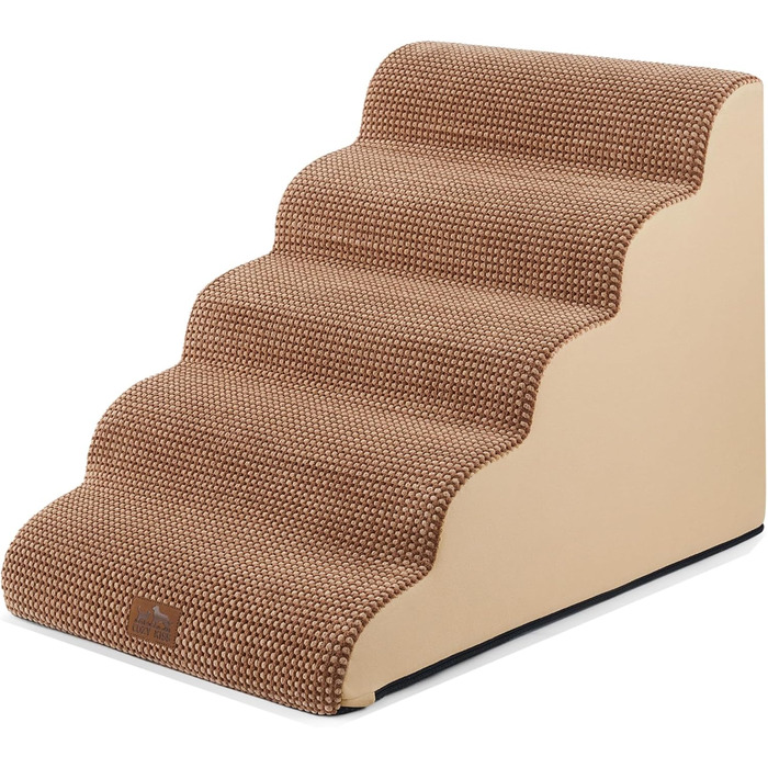 Сходинки для собак широкі (світло-коричневі, 83x50x57 см, 5.0)