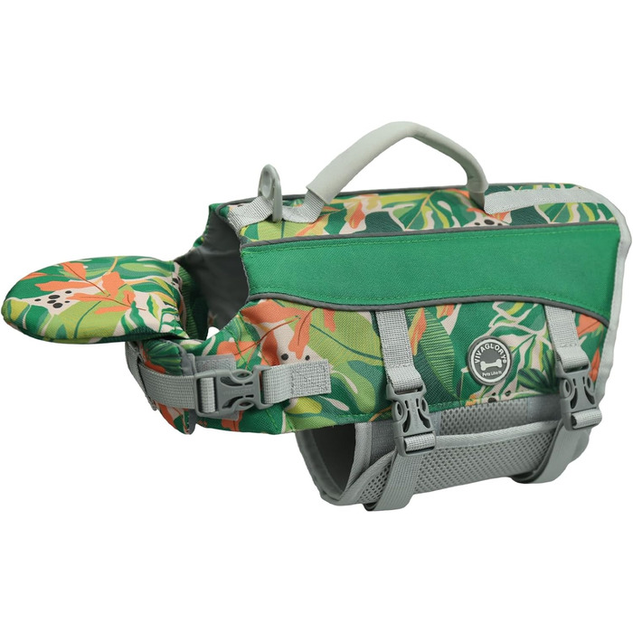 Жилет рятувальний для собак VIVAGLORY з підйомником спереду, світловідбиваючими вставками та додатковою підкладкою для плавання та катання на човні