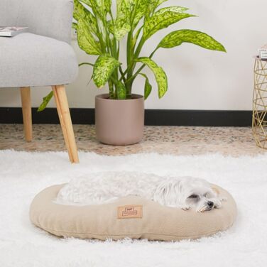 Крізь для собак та котів Ferplast Relax Microfleece 55x36 см. М'який, з мікрофлісу, легко миється, бежевий