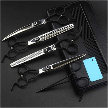 Професійна ножиця для собак, вигнута ножиця для грумінгу. Ножиці для собак та котів. Професійні ножиці для грумінгу домашніх тварин