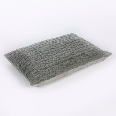 Плед для собак і цуценят Danish Design Bobble, олов'яно-сірий, машинне прання, в'язка косами, розмір M