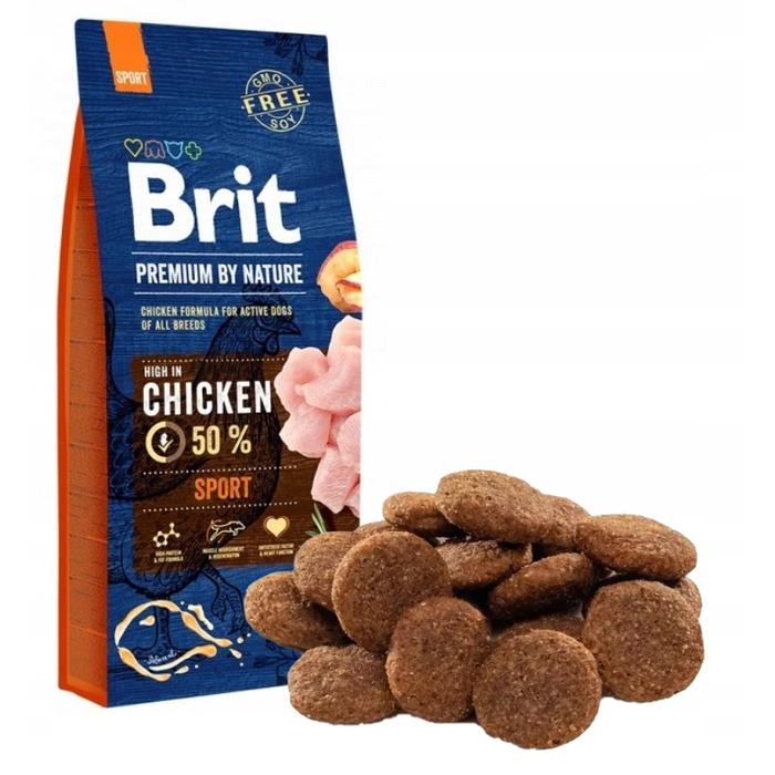 Сухий корм Brit для активних собак з куркою, 15 кг