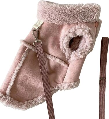 Теплий дизайнерський жилет для собак - тепла куртка для маленьких собак на осінь/зиму. М'який, без шнура.