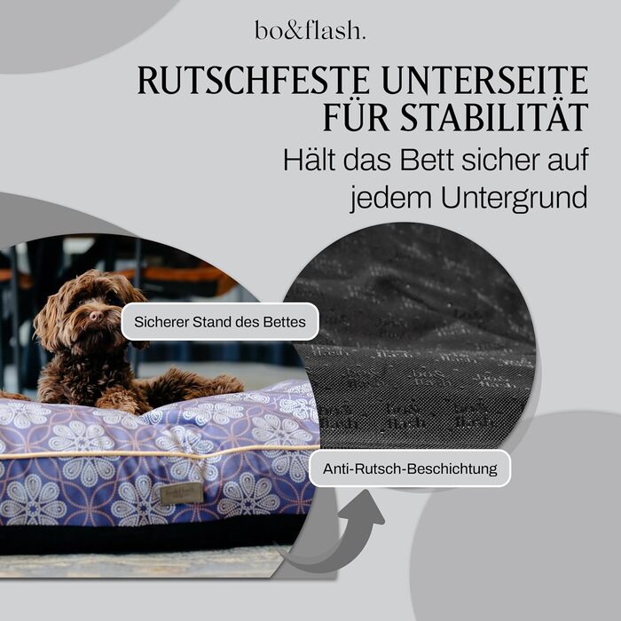 Килимок для собак Madison Matthias M – зручний та стійкий лежак для собак преміум-якості з знімним чохлом