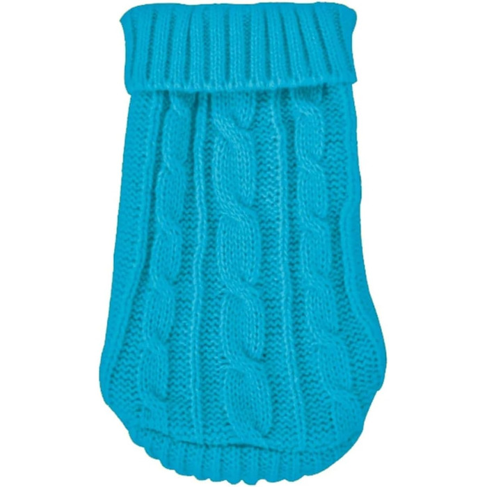 Зимовий пуловер для собак, одяг для домашніх тварин, підходить для маленьких собак, цуценят, котів, в'язаний пуловер, для такс, одяг, чихуахуа, костюми шнауцерів (зелений, розмір S (8) 2–2,5 кг, зелений (XXL(16) 6-9 кг, небесно-блакитний)