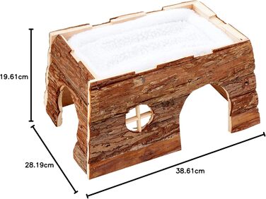Будиночок для гризунів Trixie Natural Living Tilde з м'яким лежаком, 39×22×29 см