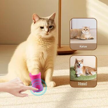 Автоматичний мийник лап для собак та котів Buddy Muddy | USB-зарядка, портативний | Для малих, середніх та великих порід (Рожевий)