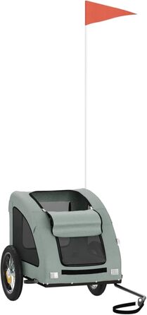 Кіяниця для собак Oxford, сіра, 124x53x53 см, для маленьких собак та котів (Model93951)