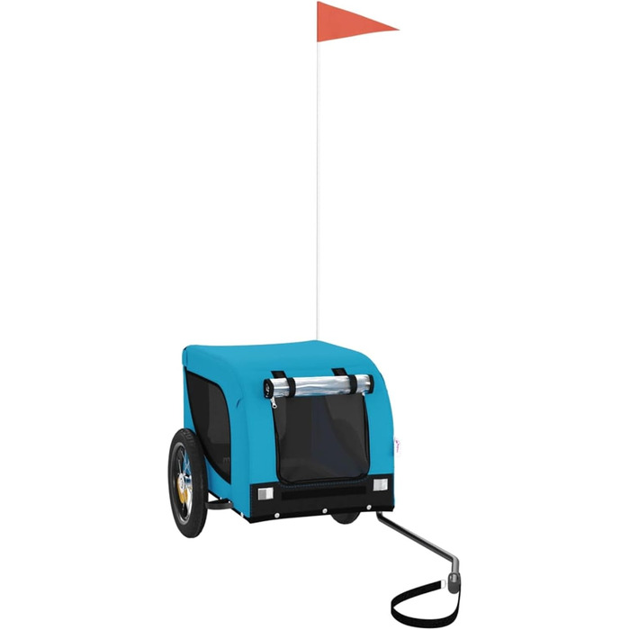 Фарм-причіп для велосипеда Gecheer, чорний, з оксфордської тканини, вантажопідйомність, для собак