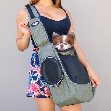 Переноска для собак та котів Petique – регульована, для маленьких та середніх порід, зручна та безпечна, для прогулянок та подорожей