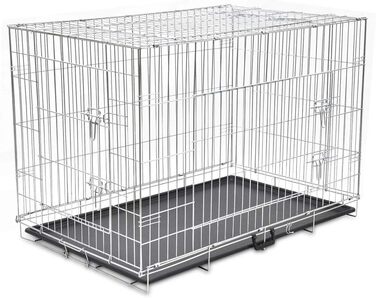 Металева складана переноска для собак ZEYUAN XXL, клітка для собак, переноска для собак, вольєр для собак