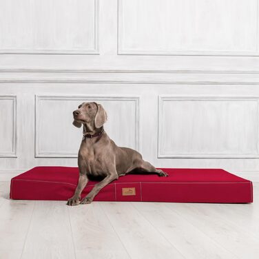 Ортопедичний лежак для собак Tierlando® Hugo Ortho Plus, 120x90 см, анти-шерсть, ковзаюча підкладка, для великих собак