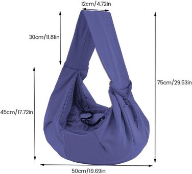 Сумка-переноска для котів та цуценят, блакитна, з сумкою для дрібних собак