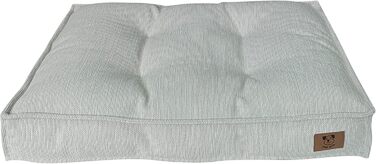 М'яке лежанка для собак з м'якою підкладкою, знімний чохол, світло-сірий та світло-блакитний, 3 розміри, ковдра для собак з антиковзаючою основою, світло-сірий, розмір M (90 x 62 см)