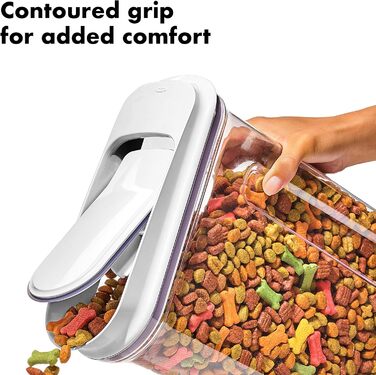 OXO Good Grips контейнер для корму домашніх тварин 4,25 л, герметичний, BPA-free, для 1,8 кг собачого або 1,6 кг котячого корму