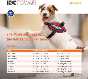 Шлея Julius-K9 IDC Powair для собак, розмір S/Mini, синя