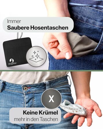 Сумка для ласощів Dogster® для собак - зручний мішечок для смаколиків, швидкий доступ до винагороди, з карабіном