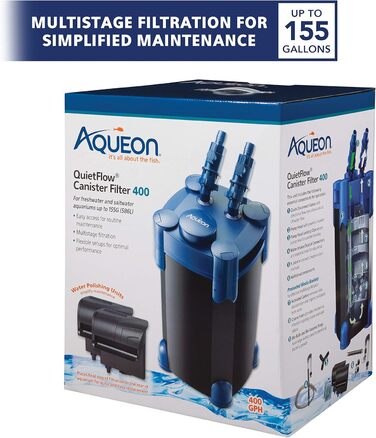 Фільтр для акваріума Aqueon QuietFlow Kanister, 100-150 галонів