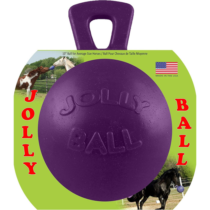Іграшка м'яч для коней Horsemen Stolz Jolly Ball 25 см, фіолетовий, універсальний