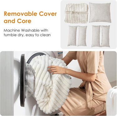 Килимок для котів XIAPIA з м'якою тканиною, 50x48x15 см. Ортопедичний лежак для котів та маленьких собак, білий.