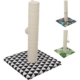 Котячий будиночок Croci Optical Basic: великий когтетоп з будиночком, іграшками та м'якою підстилкою для котів усіх порід