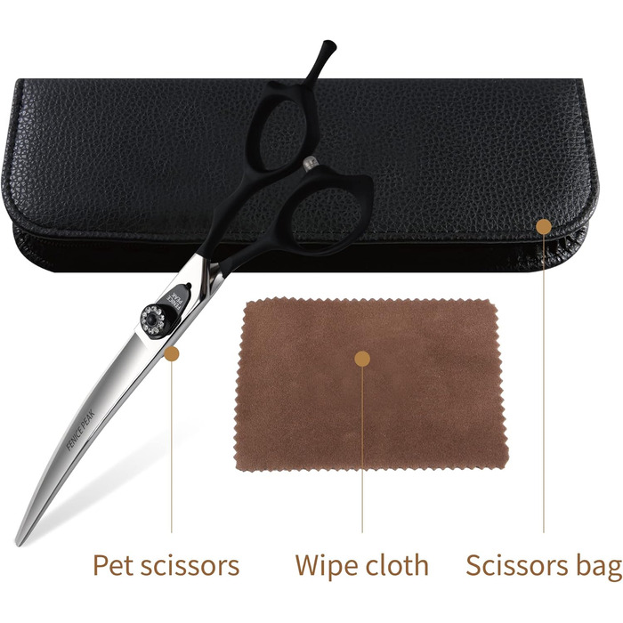 Професійна вигнута фендель для собак Fenice Peak 7