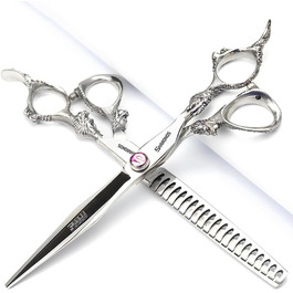 Професійний набір для стрижки волосся 8 дюймів, професійна машинка для стрижки, ножиці для перукарів (8 дюймів)