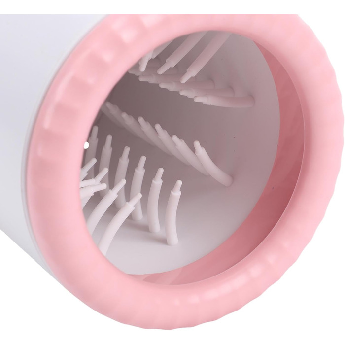 Автоматичний очищувач лап для собак BAOFUYA, рожевий. Очищувач бруду з лап для собак та котів.