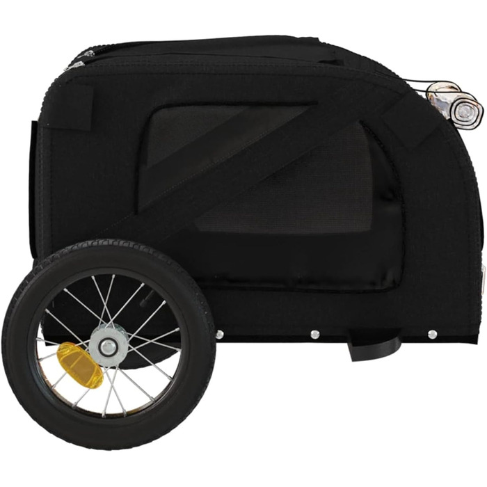 Фарм-причіп для собак Gecheer: зручний, з відбивачами, зелено-сірий, 124x53x53 см