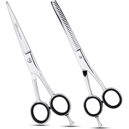 Набір професійних перукарських ножиць Focus World 6.5 дюймів (FW-SET-01) - срібло