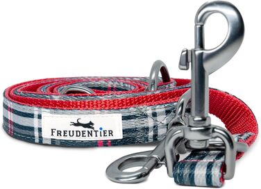 Нашийник та повідок для собак FREUDENTIER, 2 м, регульований, набір Edinburgh, для великих, середніх і малих порід, з подарунковою коробкою