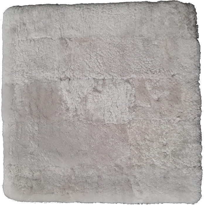 Крісло-подушка з овечої вовни Merino Reissner SIKI-PA | 40x40 см, бежевий перламутр | для авто, крісла, інвалідного візка, котячого ліжечка | Patchwork