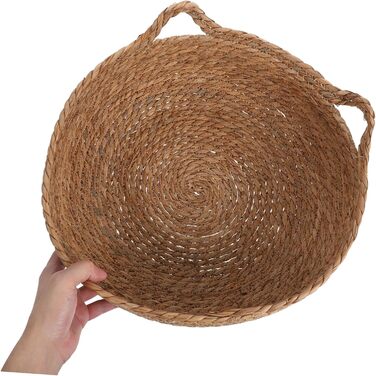 Гніздо для котів у печері: ручне плетене ліжко для домашніх тварин з морської трави. Підходить для кошенят та маленьких собак. Кругле внутрішнє ліжко-корзинка, естетичне ліжко для комфорту цілий рік.