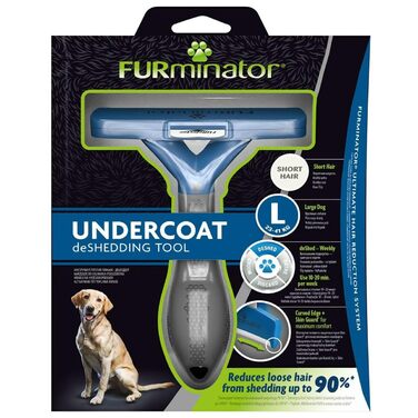 FURminator фурмінатор для довгошерстих собак, розмір L