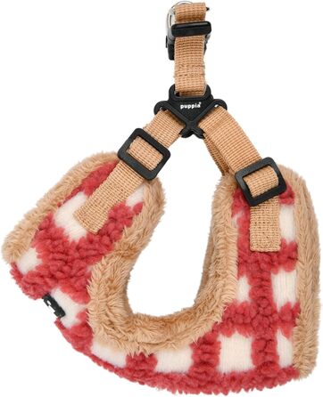 Шлейка для собак Puppia Stefan Comfort, тепла зимова, з вафельним візерунком, регульована, для маленьких та середніх собак, морська блакить, розмір S