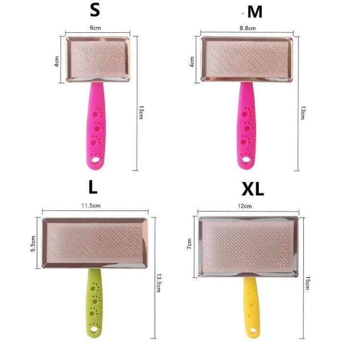 Бурштук для догляду за шерстю котів з довгим хутром, щітка для собак і котів, гребінець для котів, щітка для догляду за домашніми тваринами, для кошенят, кроликів, інструмент для видалення шерсті, масажна та очисна щітка для розплутування вузлів