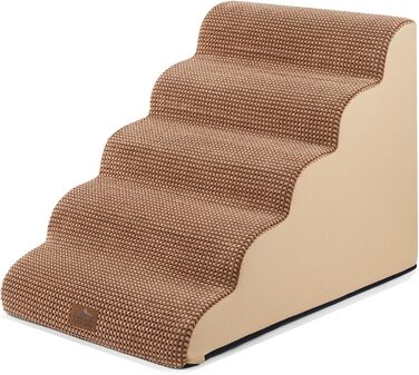 Сходинки для собак широкі (світло-коричневі, 83x50x57 см, 5.0)